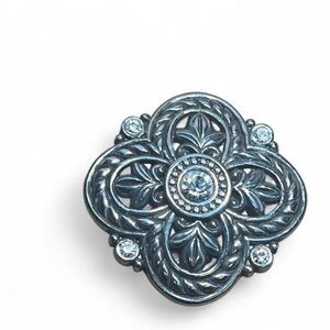 Brighton Silver Brooch with Intricate Design